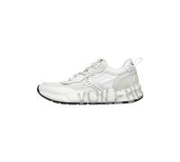 VOILE BLANCHE CLUB01-Sneaker in Pelle e Nylon, Bianco 44