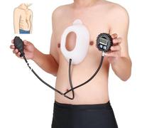 Voinnokal Pectus Excavatum Orthosis Brace, Pectus Excavatum Vacuum Bell con manometro, supporto per depressione sternale per torace affondato, correzione fisica del torace per tutte le età (L)