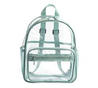 Voir à travers le sac à dos Bookbag - Sac à dos transparent en PVC | Modèle noir, vert ou roses avec bretelles renforcées, parfait pour étudiants, voyages et activités en plein air