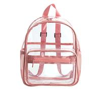 Voir à travers le sac à dos trasparente - Sac à dos robuste avec plusieurs poches | Design clair pour sécurité et commodité, idéal pour l'école, le travail, les concerts et les événements sportifs