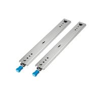 Voirrow 1 coppia di guide telescopiche for cassetti con cuscinetti a sfera, larghezza 53 mm, portata 120 kg, con bloccaggio(58inch(1450mm))
