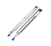 Voirrow 1 paio di guide for cassetti con bloccaggio di sicurezza, guide di estensione con serratura, guide laterali con cuscinetti a sfera da 12 a 40 pollici, portata 250 libbre(22inch(550mm))