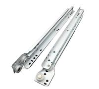 Voirrow 1 paio di guide for cassetti, due guide for mobili, rulli for tavolo ispessito, puleggia for mobili(18inch(45cm))