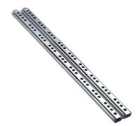 Voirrow 2 guide for cassetti for mobili da cucina in acciaio zincato, estensione completa, 8/10/12/16 pollici(13 inch)