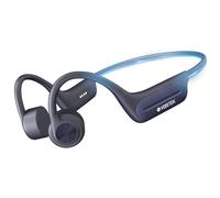 Voistek Cuffie Conduzione Ossea Bluetooth, Auricolari Sportivi Open Ear Wireless IPX8 Impermeabili con Lettore MP3 Integrato da 32GB, Cuffie per Corsa, Ciclismo, Fitness e Guida (Blu)