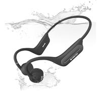 Voistek Cuffie Conduzione Ossea, IP68 Impermeabili Subacquee per Piscina e Nuoto, Bluetooth 5.4 con Lettore MP3 Built-in 32G Memoria, Auricolari Sportive per Surf, Corsa, Ciclismo