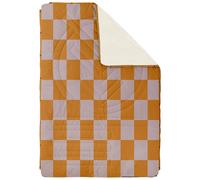 Voited - Coperta 4 in 1 da campeggio con imbottitura in pile - Fleece Blanket Suns Out in Pelle - Arancione