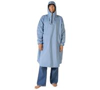 Voited - Giacca impermeabile compattabile - Rain Poncho 2.0 Mountain Spring in Pelle - Taglia S\/M - Blu