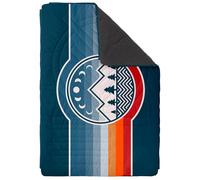 Voited - Tenda da Camping 4 in 1 - Fleece Blanket Camp Vibes Two in Pelle - Nero