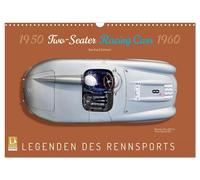 Voitures de course biplaces 1950-1960 (Calendrier mural 2027 DIN A3 vertical), C