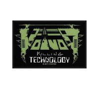 VOIVOD - Voivod Patch Killing Technology Ufficiale Nuovo Nero Woven Iron On (10Cm X 7Cm) Size One Size