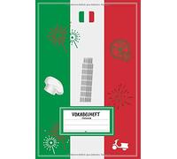 Vokabelheft A5 - Italienisch: Vokabeln lernen mit System - 2 Spalten inkl. Kontrollkästchen | 100 Seiten | Motiv: Italien - Pisa