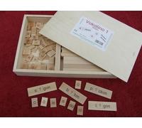 Vokalino 1 (Verbi) 37 X 24,5 X 4,5 CM NUOVO Gioco Di Lettura Gioco Di Tedesco