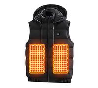 vokkrv Gilet Riscaldato USB Giubbotto Giacca Riscaldato per Uomo e Donna, gilet riscaldante Lavabile, Invernale Caldo Riscaldamento per l’Aperto al Lavoro, a Caccia, in Motoslitta taglia forte