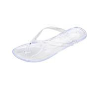 vokkrv Sandali Infradito Donna Basse Estivi Trasparente Comodi Leggeri Pantofole di Spiaggia Piscina Doccia Sandali con clip Tinta unita Antiscivolo Suole Nero Rosa