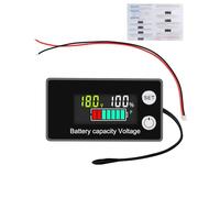VOKTTA Battery Capacity Voltage Meter with Alarm Sensor,12V 24V 36V 48V 72V 84V,Tester di capacità della batteria,8-100 V LCD Controllo di Tensione di Capacità della Batteria con Allarme Sonda