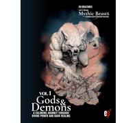 Vol 1 - Mythic Beasts - Coloring Book of Gods and Demons: A Coloring Journey Through Divine Power and Dark Realms