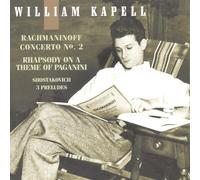 William Kapell - Rachmaninoff: Concerto per pianoforte n.2; Rapsodia su un tema di P - CD - Vol.3