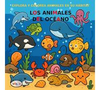 VOL.: Los animales del océano - VERSIÓN PREMIUM: traduci in spagnolo:"Libro da colorare per bambini dai 3 ai 5 anni - Versione PREMIUM (immagini a colori)"