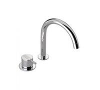 Vola 590G Robinet mitigeur 2 trous avec mitigeur simple effet, chromé, 590G-16, 590G-16