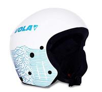 Vola Casco FIS Montana TL Adulto Unisex, Blu e Bianco, L