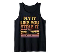 Vola Come se l'avessi Rubato Pilot Retro Canotta