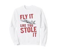 Vola Come se Lo avessi Rubato Jet Pilota da Combattimento Felpa