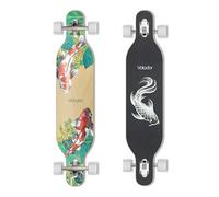 VOLADOR Freeride Longboard Cruiser completo da 42 pollici ( Drop Through Deck - Camber concavo) (koi)