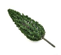 Volakebeing 10 alberi di pino modello da 15 cm, in plastica, verde scuro, per modellini in scala G, layout ferroviario, diorama, accessori paesaggistici, compatibili con set di treni da giardino, SL