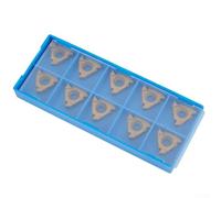 Volakebeing 10 inserti filettati in carburo 16ER AG60 con SER1212H16 Tool Holder Set per utensili per tornio CNC 12 mm supporto in acciaio nero