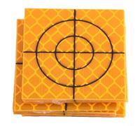 Volakebeing 100 bersagli riflettenti in acrilico per rilevamento di stazioni totali, 20 mm, 30 mm, 40 mm, 50 mm, 60 mm, per tunnel, ponte, costruzione di navi (30 x 30 mm)