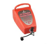 Volakebeing 4.2CFM Pompa a vuoto ad aria per R134a R12 Sistema di condizionamento d'aria per auto Pneumatica per HVAC Strumento con per connettore Acme Polietilene di alluminio rosso