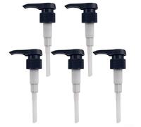 Volakebeing 5 pompe per sciroppo di caffè compatibili con bottiglie di concentrato di caffè Javy da 177,4 ml, teste erogatrici in plastica per uso alimentare per porzioni accurate di cucchiaini (nero)