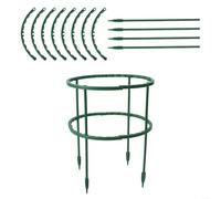 Volakebeing 8 pali di supporto per traliccio da giardino, semicircolari, dritti, per barre da 15,5 x 25 cm, per piante, arbusti da fiore, pomodoro, viti, piante rampicanti, percorsi