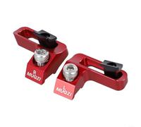 Volakebeing Adattatore per cambio bici staffa di montaggio in lega di alluminio compatibile con SRAM Shifter ISpec EV Brake M4100 M6100 M7100 M8100 M9100 serie CNC (rosso)