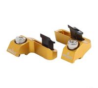 Volakebeing Adattatore per cambio bici staffa di montaggio in lega di alluminio compatibile con SRAM Shifter ISpec EV Brake M4100 M6100 M7100 M8100 M9100 Series CNC Machined(dorato)