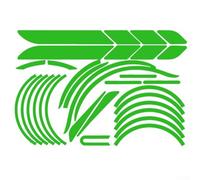 Volakebeing Adesivo riflettente per scooter elettrico per Xiaomi For, set di decalcomanie di sicurezza in PVC per una migliore visibilità notturna, 36 x 28 cm, compatibile con il corpo ()