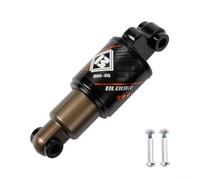Volakebeing Ammortizzatore posteriore per MTB E-Scooter da 120-190 mm, molla elicoidale in lega di alluminio, nero, anticorrosione, riduzione del rumore, boccola regolabile da 24 mm, smorzamento
