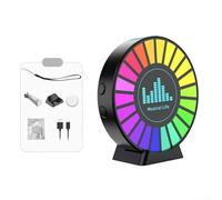 Volakebeing Attrezzatura paranormale di indagine, rivelatore di rumore di vibrazione attivato voce di HD con la luce di RGB per il monitoraggio audio