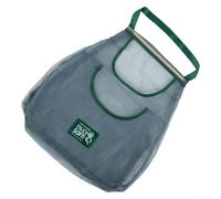 Volakebeing Borsa portaoggetti da appendere alla parete della cucina, con grande capacità, design a rete traspirante, per verdure, frutta, riutilizzabile in cotone e lino (extra large doppio)