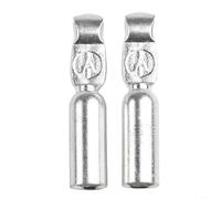 Volakebeing Confezione da 2 perni terminali resistenti, contatti in rame da 50 A/120 A per caricabatterie, sistemi solari, apparecchiature industriali e connessioni verricelli 6-12AWG (120A)