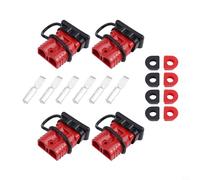 Volakebeing Connettore batteria 175A Kit di cablaggio per argano con cavo calibro 2-4 con coperture antipolvere per camper camion caricatore inverter solare applicazioni ad alta corrente