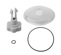 Volakebeing Copertura per collettore di foglie per piscina con gruppo valvola O-ring, adatto per sistema di filtraggio della pompa a sabbia Intex da 30,5 cm