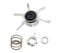 Volakebeing DAIWA per PR100 PD106 Chiave di scarico con sei stelle, include accessori essenziali per la riparazione di mulinelli da pesca (argento sinistro)