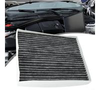 Volakebeing Filtro aria abitacolo per Accent 2018-2020 Elantra 2017-2020 per Forte 2019-2020 per Rio 2018-2020 L4 .4L .6L 2.0L adsorbimento ad alta efficienza in carbonio (1 pz)