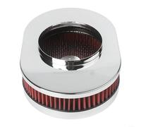Volakebeing Filtro dell'aria ovale da 30,5 x 5,1 cm con connettore da 5-1/8", struttura in tessuto non tessuto di alta qualità, filtrazione migliorata per un migliore flusso d'aria e prestazioni del