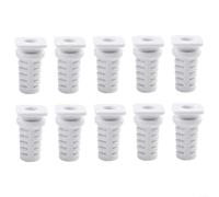 Volakebeing Guaine protettive in gomma per pressacavi, per utensili elettrici, trapani elettrici, trapani elettrici, confezione da 10 (5 mm, bianco)