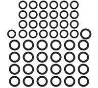 Volakebeing Kit di guarnizioni O-ring per idropulitrice a pressione per 1/4 3/8 M22 Quick Connect Accoppiatore Anello Tubo di Ricambio Parti di Ricambio Accessori Rondella ad Alta Pressione Gomma Nera