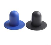 Volakebeing Kit di ricambio in PVC per piscina fuori terra, compatibile con tubi da 2,8 cm senza valvole a stantuffo, blu e nero, 2 pezzi