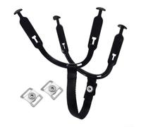 Volakebeing Kit di sottogola professionale per casco da hockey, con passanti regolabili per l'orecchio, fibbie di ricambio, attrezzatura per la protezione della testa sportiva